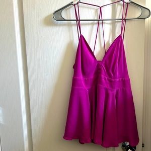 Hot pink or fuchsia top